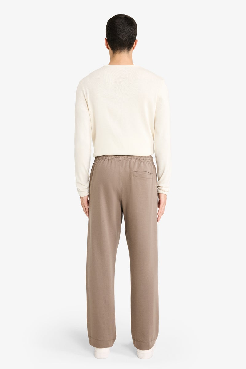 DeFacto Brown Man Straight Leg Elastic Waist Sports Pants Casual - Image 4